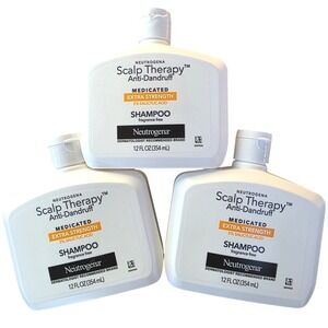 3-Pack Neutrogena Scalp Therapy Extra Strength Anti-Dandruff Shampoo 3%
